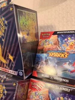 Pokemon Surging Sparks Lot! 🔥 2 Elite Trainer Box and 2 Booster Bundle - Image 3