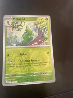 Metapod 011/165 Reverse Holo Pokemon Card Scarlet & Violet 151 - Image 1