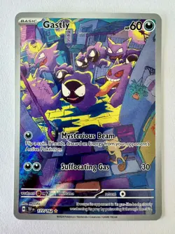 Pokemon Company Gastly 177/162 SV05 Temporal Forces Illustration Rare Holo ENG - Image 1