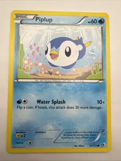 Pokemon Card Piplup Legendary Treasures Common 33/113 - Image 1
