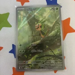 Chespin - 087/086 #87/86 (Holo) (NM) ME04: Chaos Rising CRI Pokemon - Image 1