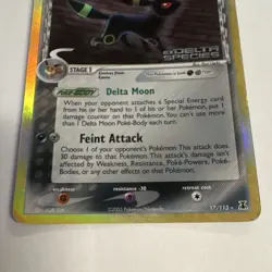 Pokemon Umbreon EX Delta Species 17/113 Holo Rare 70HP English 2005 Ueda - Image 2