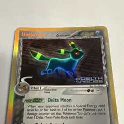 Pokemon Umbreon EX Delta Species 17/113 Holo Rare 70HP English 2005 Ueda - Image 3