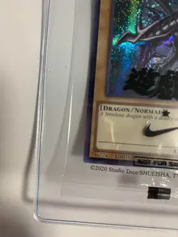 Yugioh Red-Eyes Black Dragon Promo NKC1-EN002 NIKE Limited Edition Card Only - Image 5