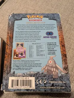 Pokemon Card MIND GAME EX Power Keepers Theme Deck 2007 OPENED W/Dusclops holo - Image 2