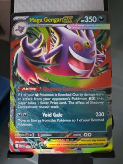 Pokemon Card Mega Evolutions Promo Mega Gengar EX 073 NM - Image 1