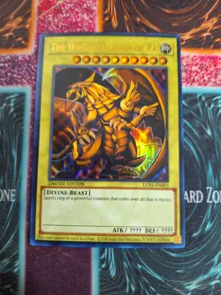 Yu-Gi-Oh! The Winged Dragon of Ra LC01-EN003 Limited Ultra Rare NM d4/ - Image 1