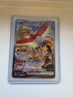 Pokemon TCG Ethan's Ho-Oh EX Sir Destined Rivals 230/182 NM-Mint Condition - Image 1