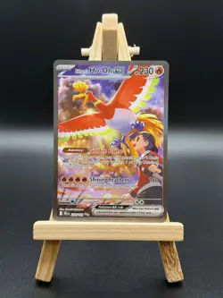 Pokemon TCG Ethan's Ho-Oh EX 230/182 - SV Destined Rivals SIR - NM - Image 1