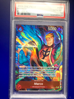 Marco OP02-018 Alt Art PSA 10 PRB-01 Premium Booster English ONE PIECE - Image 3