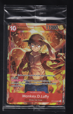 ST10-006 Monkey.D.Luffy One Piece Treasure Booster Promo SR NEW SEALED English - Image 4