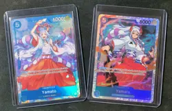 One Piece Carrying on His Will Yamato OP13-054 Alt SR + SR Set - Image 1