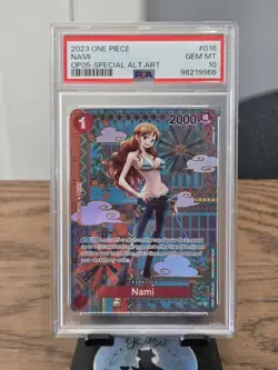 One Piece Nami PSA 10 SP Alt Art - Image 1