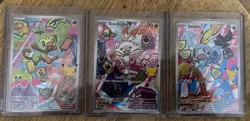 Series 2 First Partner Illustration Galar Grookey 052, Scorbunny 053, Sobble 054 - Image 1