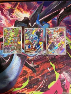 Series 2 First Partner Illustration Galar Grookey 052, Scorbunny 053, Sobble 054 - Image 1