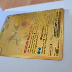 Pokemon TCG Mega Greninja ex 122/086 Chaos Rising Gold Secret Rare NM English - Image 5