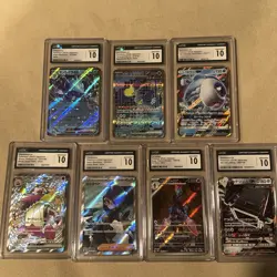 7 Card Graded lot. CGC GEM MINT 10 LOT Pokemon - Image 1