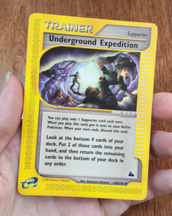 Pokemon TCG Supporter Underground Expedition Skyridge e-card 140/144 uncommon NM - Image 3