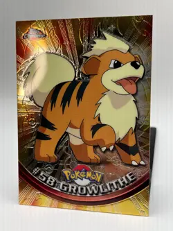 Pokemon Card Topps Chrome Growlithe #58 NM - Image 3
