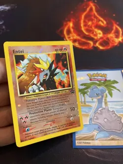 Entei Black Star Promo #34 Movie Promo Pokemon Card Holo 189 💎Near Mint NM+💎 - Image 1
