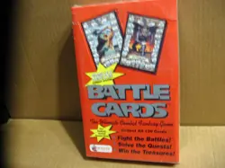 1993 Merlin Battle Cards Fantasy Combat Collectible Card Game Sealed Booster Box - Image 1