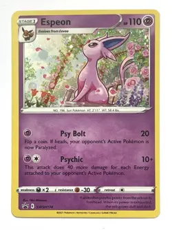 Espeon - SWSH174 - Pokemon Sword & Shield Promo Ultra Rare Holo Card NM - Image 1