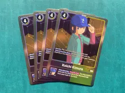 Koichi Kimura BT18-094 Playset Special Booster 2.0 Digimon Card Game x4 - Image 1