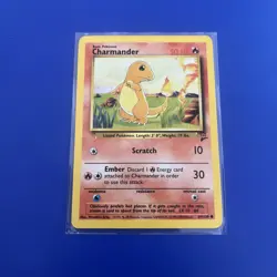 Charmander - Base Set 2 69/130 Vintage WotC Pokemon 151 Card LP - Image 1