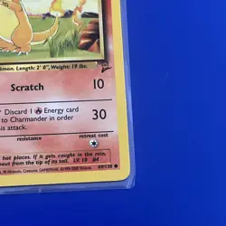 Charmander - Base Set 2 69/130 Vintage WotC Pokemon 151 Card LP - Image 4