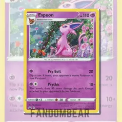Espeon - SWSH174 Black Star COSMOS HOLO PROMO card 2021 Pokemon TCG - NM/LP - Image 2