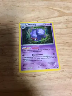 Pokemon TCG Card XY - Weezing Holo Rare - XY163 - Black Star Promo - LP/NM - Image 1
