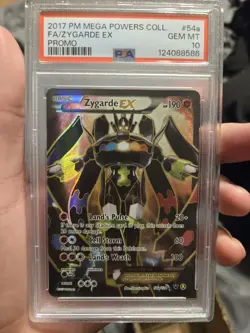 2017 Pokemon Tcg Mega Powers Zygarde EX Promo PSA 10 Gem Mint Card #54a 🤖 - Image 1