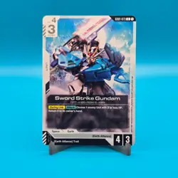 Sword Strike Gundam - Gundam Card Game #GD01-073 - NM / Mint Uncommon Single - Image 1