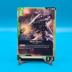 Rick Dom - Gundam Card Game #GD01-030 - NM / Mint Uncommon Single - Image 1