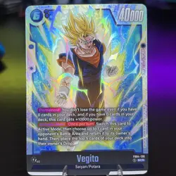Dragon Ball Super Card Game Vegito FB04-130 SCR Foil 40000 Power Battle Card - Image 1