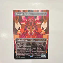 Wizards of the Coast MTG Roaming Throne LCI #0344 Borderless Rare EN 2023 - Image 1
