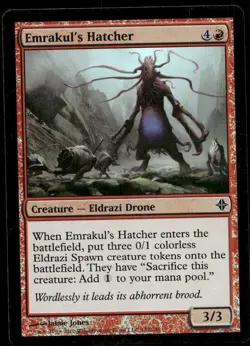 FOIL EMRAKUL'S HATCHER RISE OF THE ELDRAZI MAGIC: THE GATHERING LP - Image 1