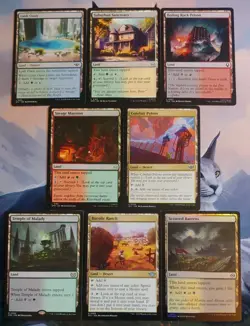 8x MTG Non Basic Lands! Dual lands! All NM Mint! Ships Fast! - Image 1