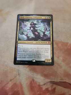 Alela, Cunning Conqueror Foil Commander Wilds Of Eldraine MTG NM - Image 1