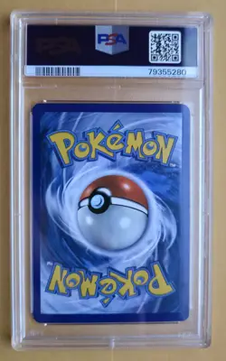 2015 POKEMON XY DOUBLE CRISIS #6 FULL ART/TEAM AQUA'S KYOGRE EX PSA 8 - Image 2
