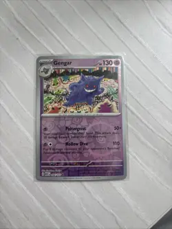 Pokemon TCG Gengar 151 Reverse Holo Rare Scarlet & Violet Card 094/165 - Image 1