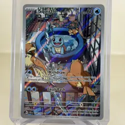 Squirtle Pokemon TCG SV07: Stellar Crown 148/142 NM - Image 1