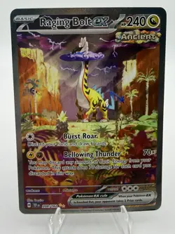 Pokemon TCG Raging Bolt Ex 208/162 Temporal Forces Full Art SIR Holo M/NM - Image 1