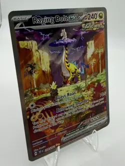 Pokemon TCG Raging Bolt Ex 208/162 Temporal Forces Full Art SIR Holo M/NM - Image 2