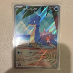 Pokemon TCG SV10 Destined Rivals Misty's Lapras 194/182 Illus Rare Holo - Image 1