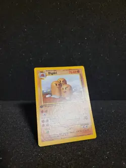 Pokemon Karte Digdri - 1. Edition Near Mint+ - 19/102 Basis Set - Image 3
