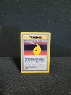 Pokemon Karte Ruckentwicklungs-Spray - 1. Edition - 72/102 Basis Set - Image 1