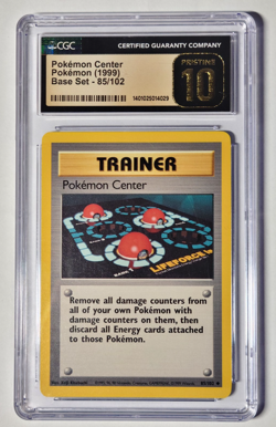 Pokemon Center Base Set #85 CGC Pristine 10 WOTC Vintage 1999 - Image 1