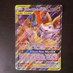 Pokemon TCG Charizard & Braixen GX SM230 TAG TEAM Promo Holo 270HP EN - Image 1
