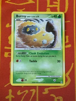 POKEMON TCG BURMY SANDY CLOAK 57/99 EXCELLENT NON HOLO COMMON ARCEUS KOMIYA - Image 1